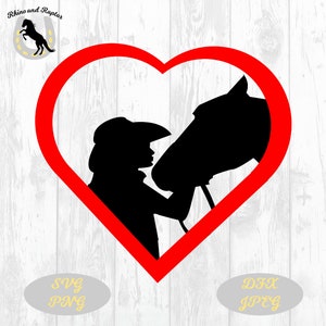 Fille et cheval, svg de silhouette de fille de pays, dossiers de cowgirl et de cheval pour cricut, svg et png de cheval, imprimable de cheval, dossiers coupés de cheval,