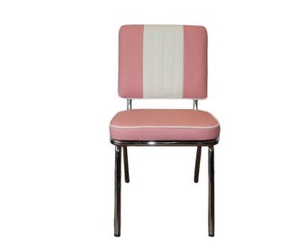 American Diner Furniture 50s Style Retro White 4 Legged Table and