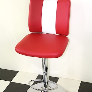 アメリカンダイナー家具 50年代の白いテーブルと赤いブース アメリカンダイナー家具 50年代の白いテーブルと赤いブース