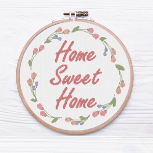 Home Sweet Home 1 - Cross Stitch Pattern PDF