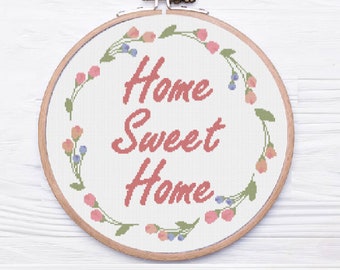 Home Sweet Home 1 - Cross Stitch Pattern PDF