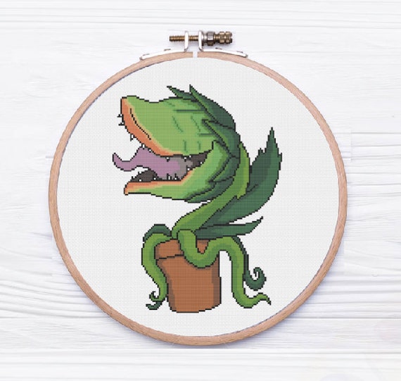 A 'Little Shop of Horrors' - inspired embroidery : r/Embroidery