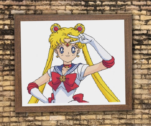 Sailor Moon Cat Luna Pixel Art – BRIK