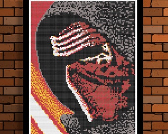 Kylo Ren / Ben Solo (Star Wars) Cross-Stitch Pattern