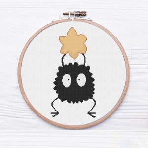 Soot Sprite, Spirited Away - Cross Stitch Pattern PDF