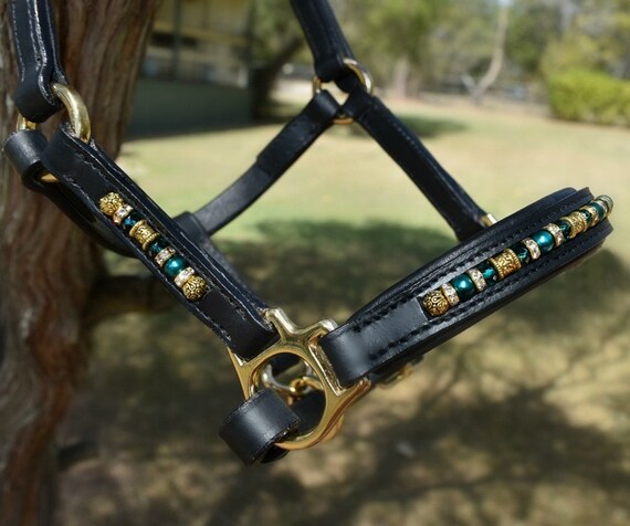 Miniature Horse Adjustable Leather Halters 58-inch