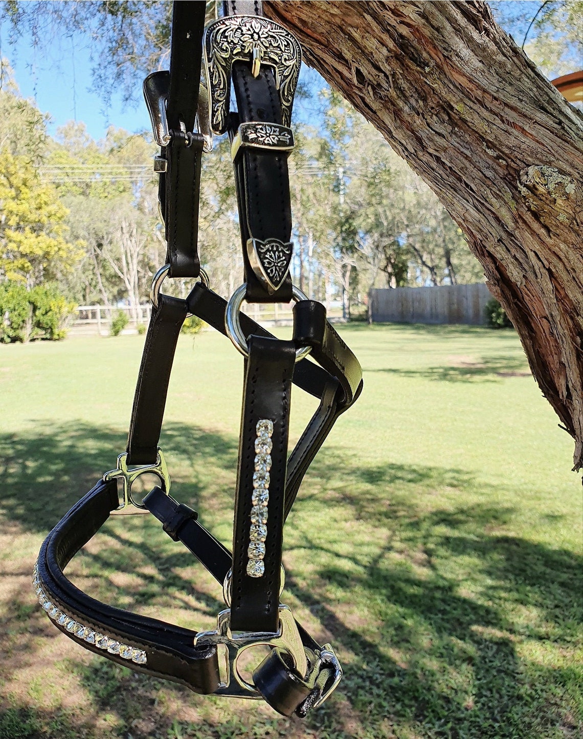 Miniature Horse Western Leather Halter..Mini Show Halter Etsy