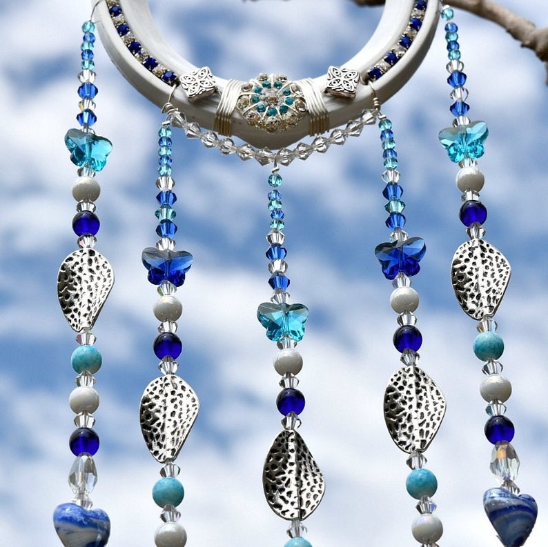 Horseshoe Crystal and Beaded Suncatcher horseshoe Arthorse Etsy