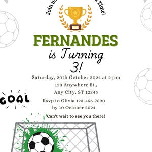Convite personalizável para 2º aniversário de amante de bolas esportivas para crianças, tema de celebração lúdica, download instantâneo, perfeito para festa com tema esportivo