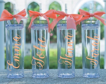Wedding Favor Tumblers Bridesmaid Gifts Cheap Tall Tumblers Sorority Bid Day Tumbler Custom Stuff Custom Tumbler Custom Cup Water Bottle