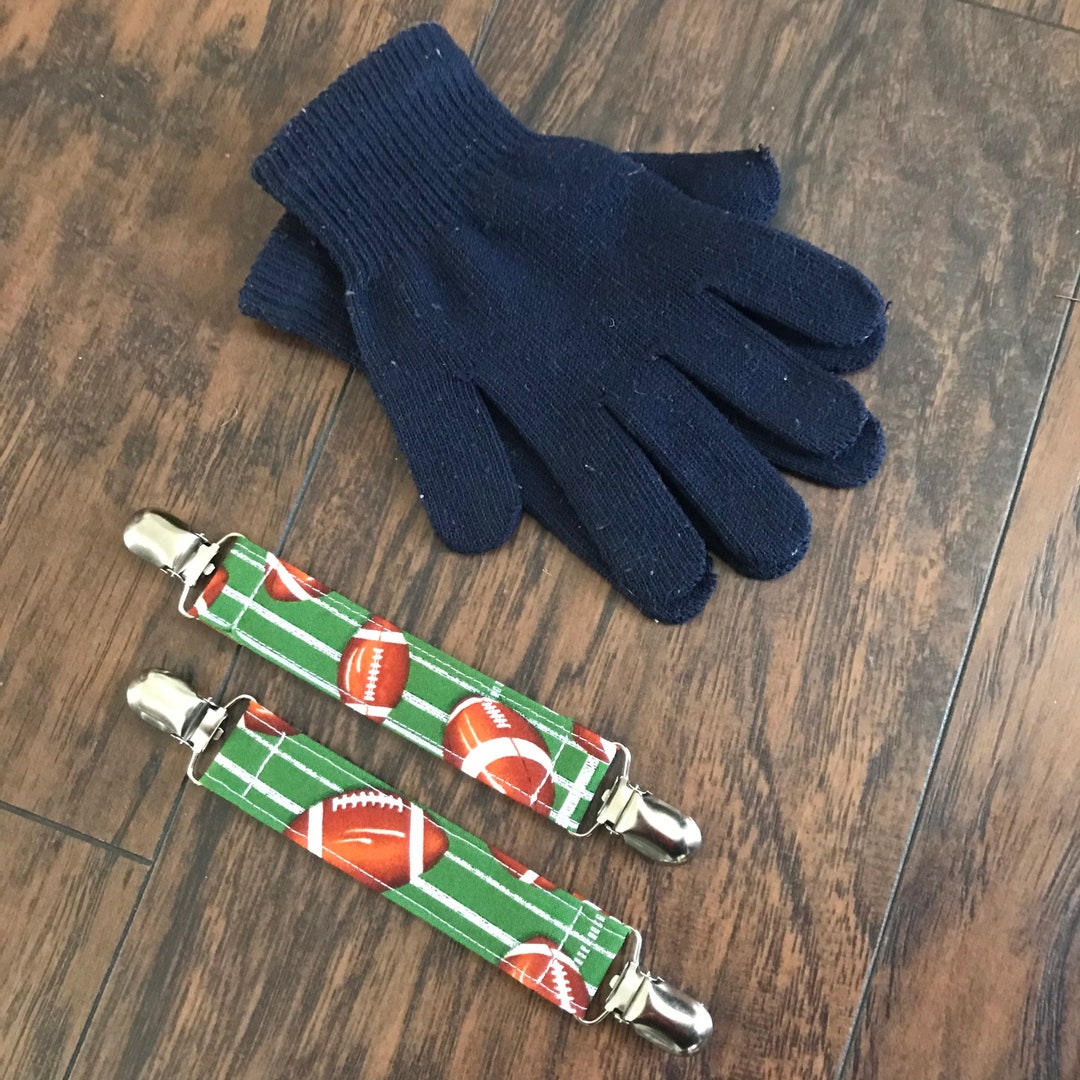 Mitten Clips Suspender Mitten Clips Football Mitten Clips Etsy
