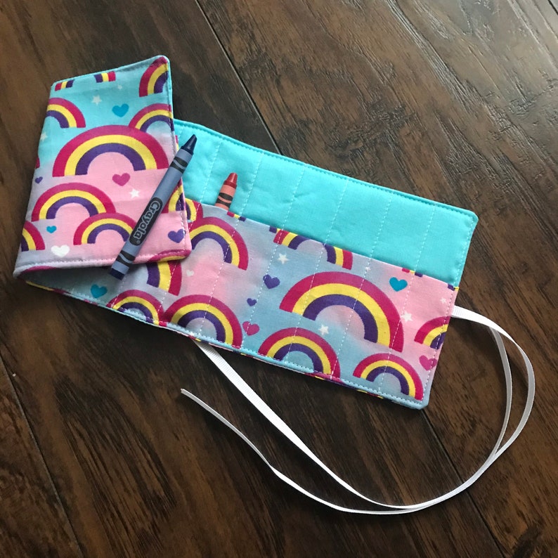 Crayon Roll Coloring Crayon Wrap Craft Accessory Gift for Etsy