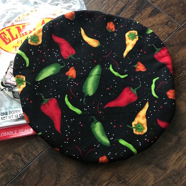 Tortilla Warmer, Soft Tortilla Warmer, Tortilla Holder, Taco Night, Microwave Warmer