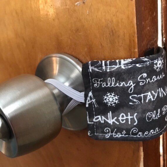 Door Latch Cover Winter Door Latch Cover Quiet Door Door Etsy