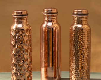 Small Copper Water Bottle