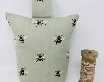 Green Bees Draught Excluder Door or Window Cotton Draft Guard Stopper Cushion