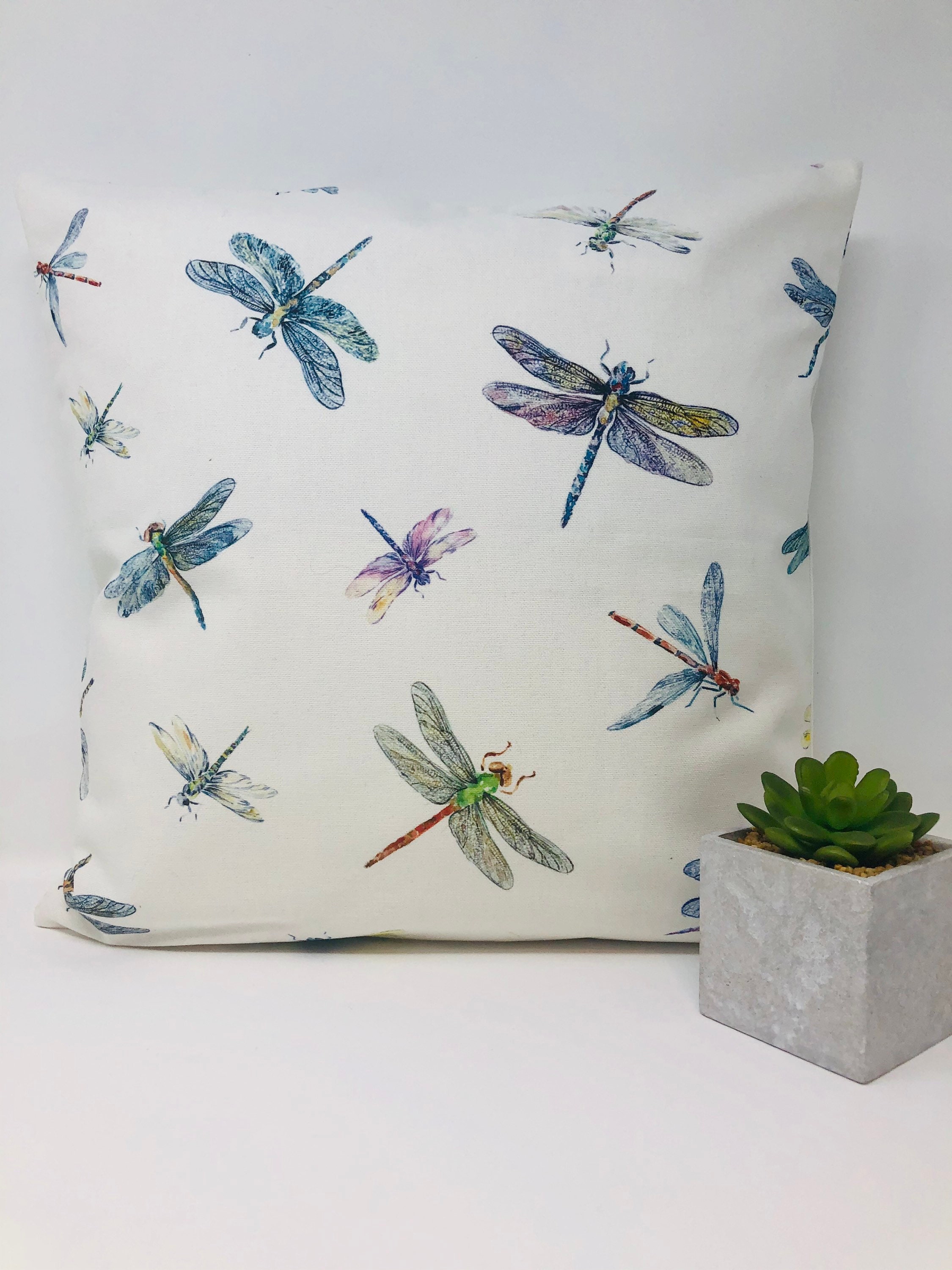 dragonfly cushion