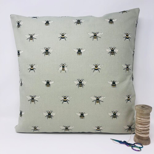 Sophie Allport Bee Cushion Double Sided Cushion Cover Bumble Etsy UK