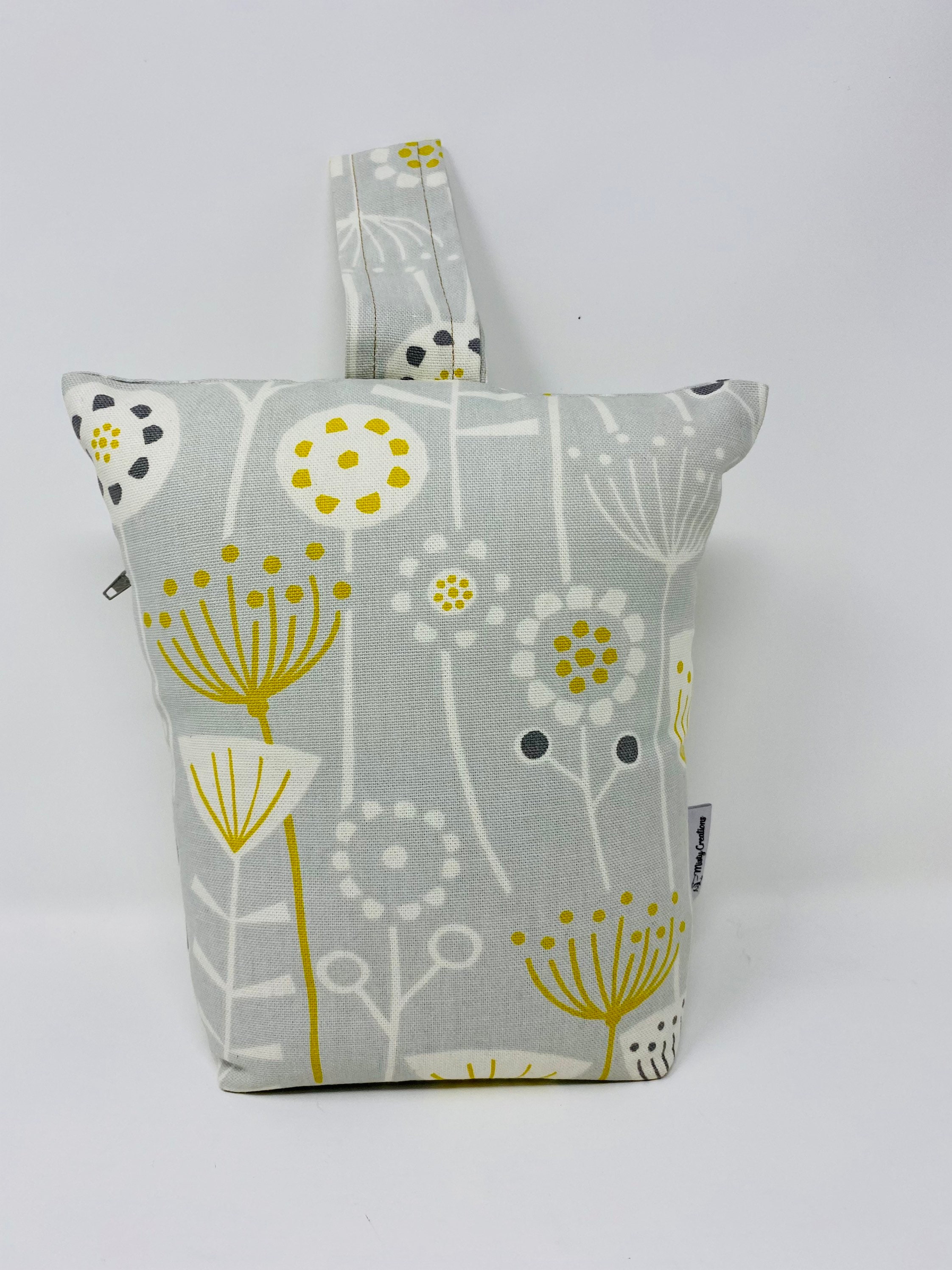 Grey Scandi Flower Door Stop Perfect Home Decor Gift Fabric Etsy UK