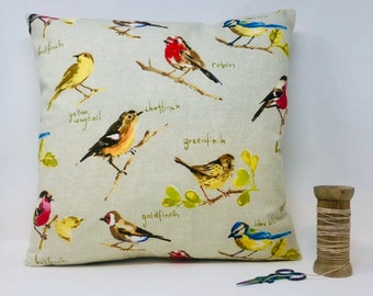 bird print pillows