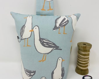 Seagull Door Stop, Perfect Home Decor Gift, Fabric Door Stopper, Filled Doorstop