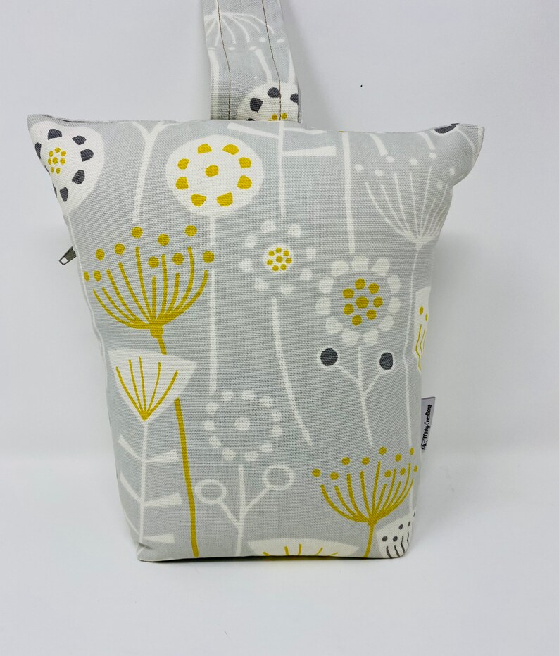 Grey Scandi Flower Door Stop Perfect Home Decor Gift Fabric Etsy UK