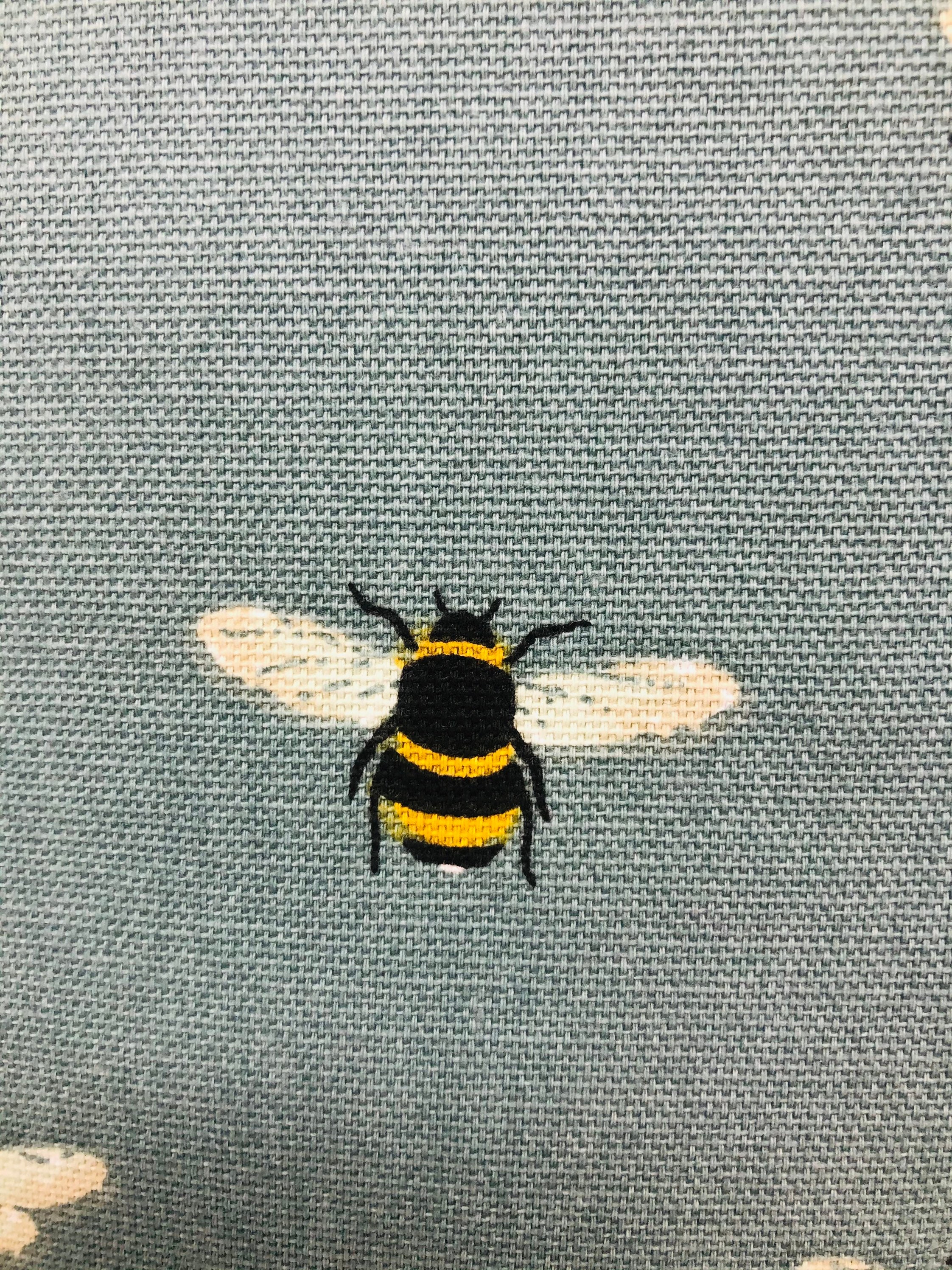 Sophie Allport Bee Cushion Teal Cushion Cover Bumble Bee Etsy UK