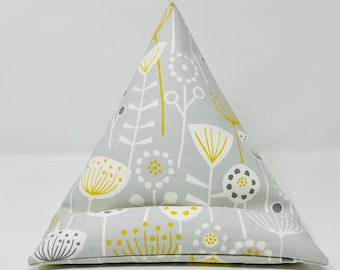 Grey Scandi Flower iPad Beanbag, Tablet Bean Bag, Tech Stand, Birthday Gift for Her, Mother’s Day Gift