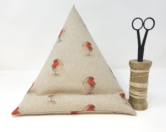 Robin Print Tablet Beanbag, Washable iPad Stand