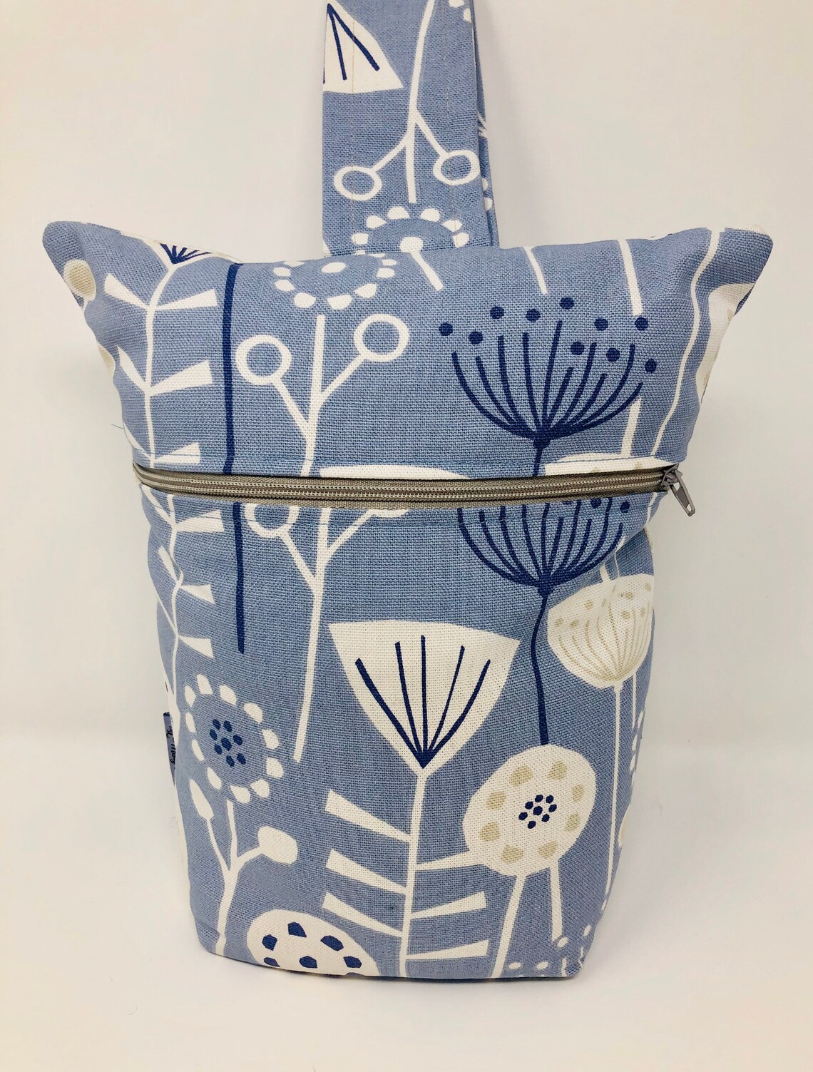 Blue Scandi Flower Door Stop Perfect Home Decor Gift Fabric Etsy UK