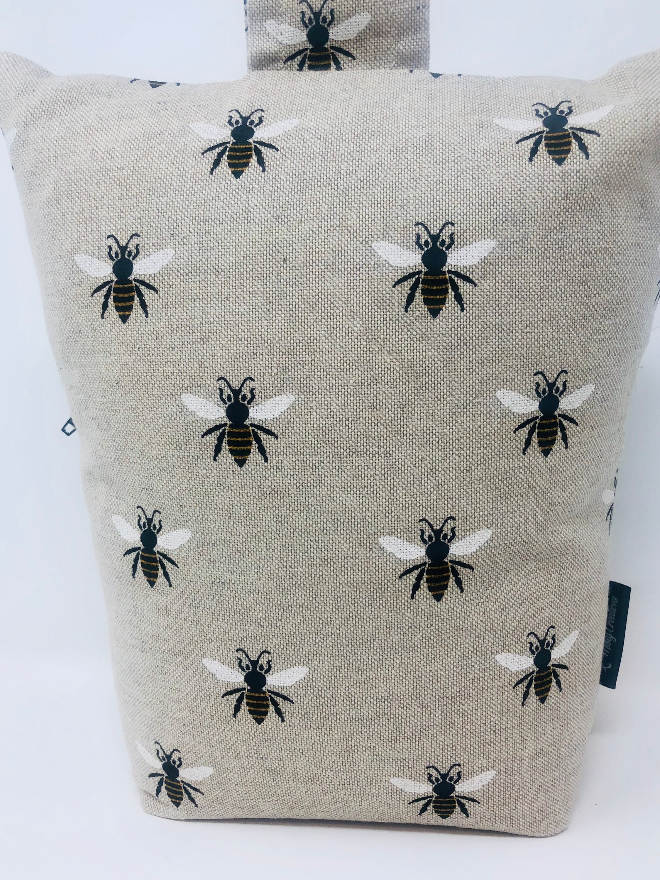 Bee Door Stop Bumble Bee Door Stopper Honey Bee Fabric Etsy