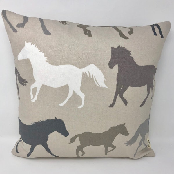 Horse Cushion Cover Etsy UK