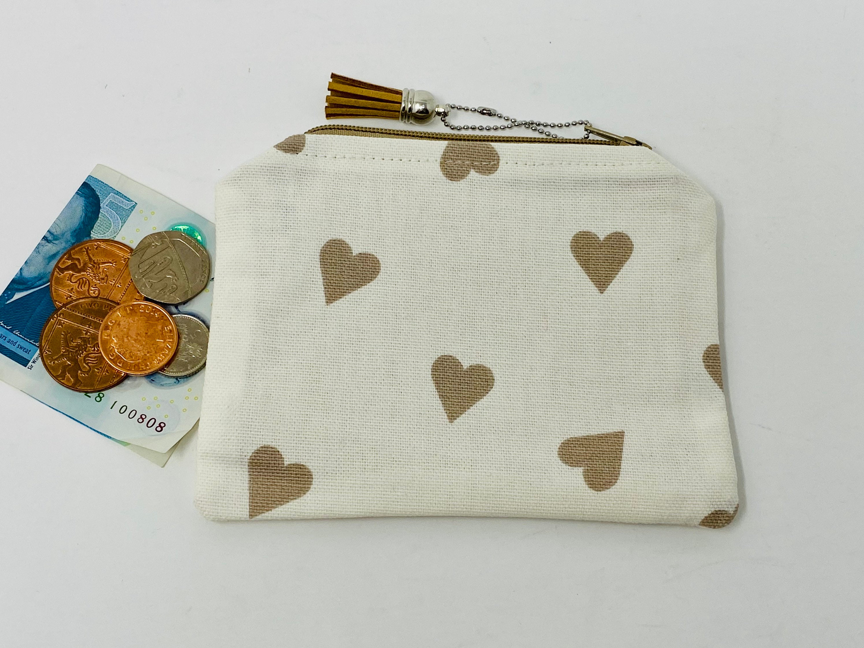 LUG - Heart Pouch - Card, Coin & Cash Pouch - Contemporary Black