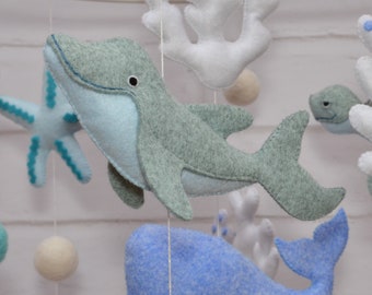 Mobile Pour Bébé Baleine, Mobile Pour Bébé Océan, Berceau Nautique