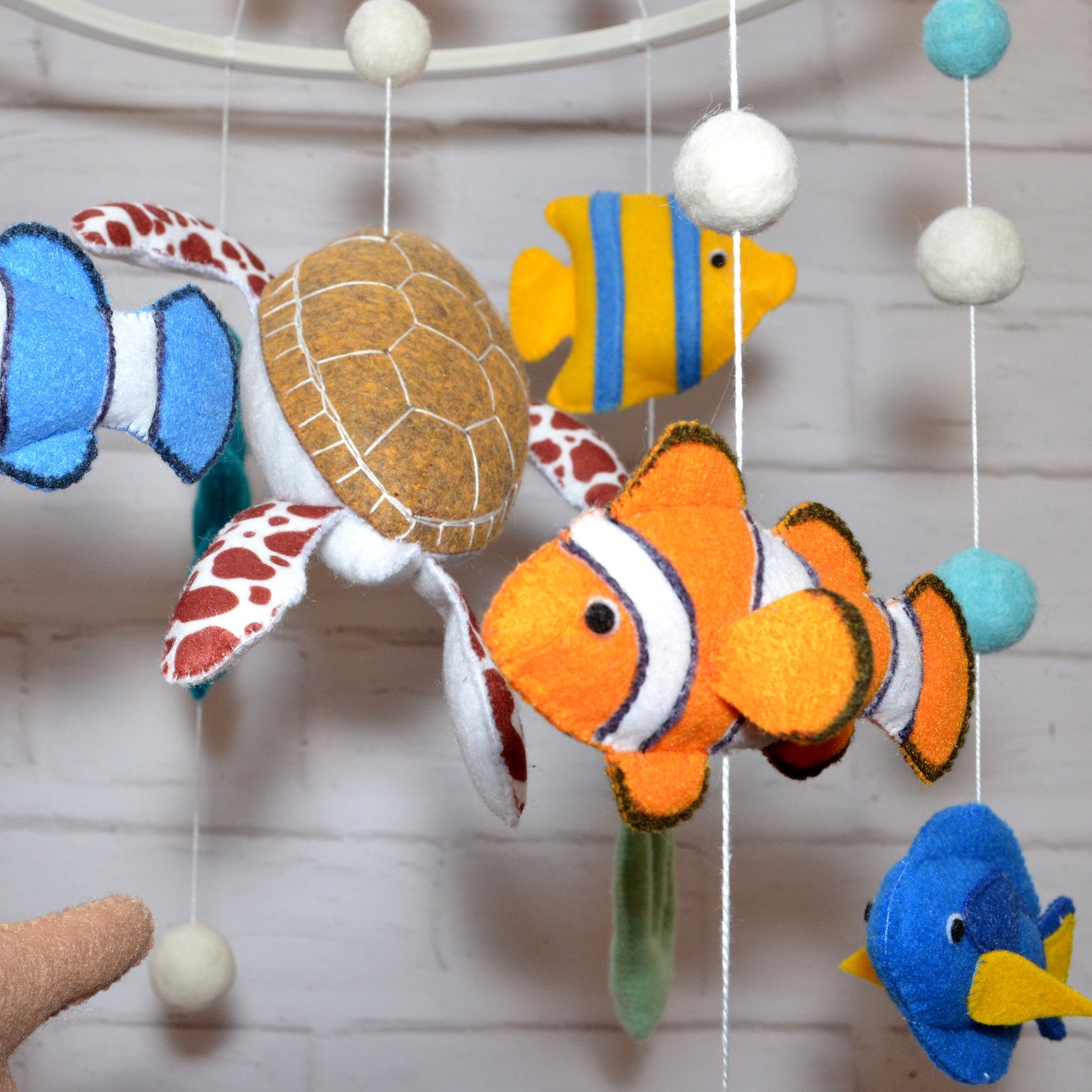 Baby Mobile Ocean Nursery Mobile Coral Reef Mobile Sea Etsy