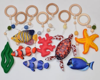 Baby Gym Toys, Baby Play Gym, Ocean Gym Toys.