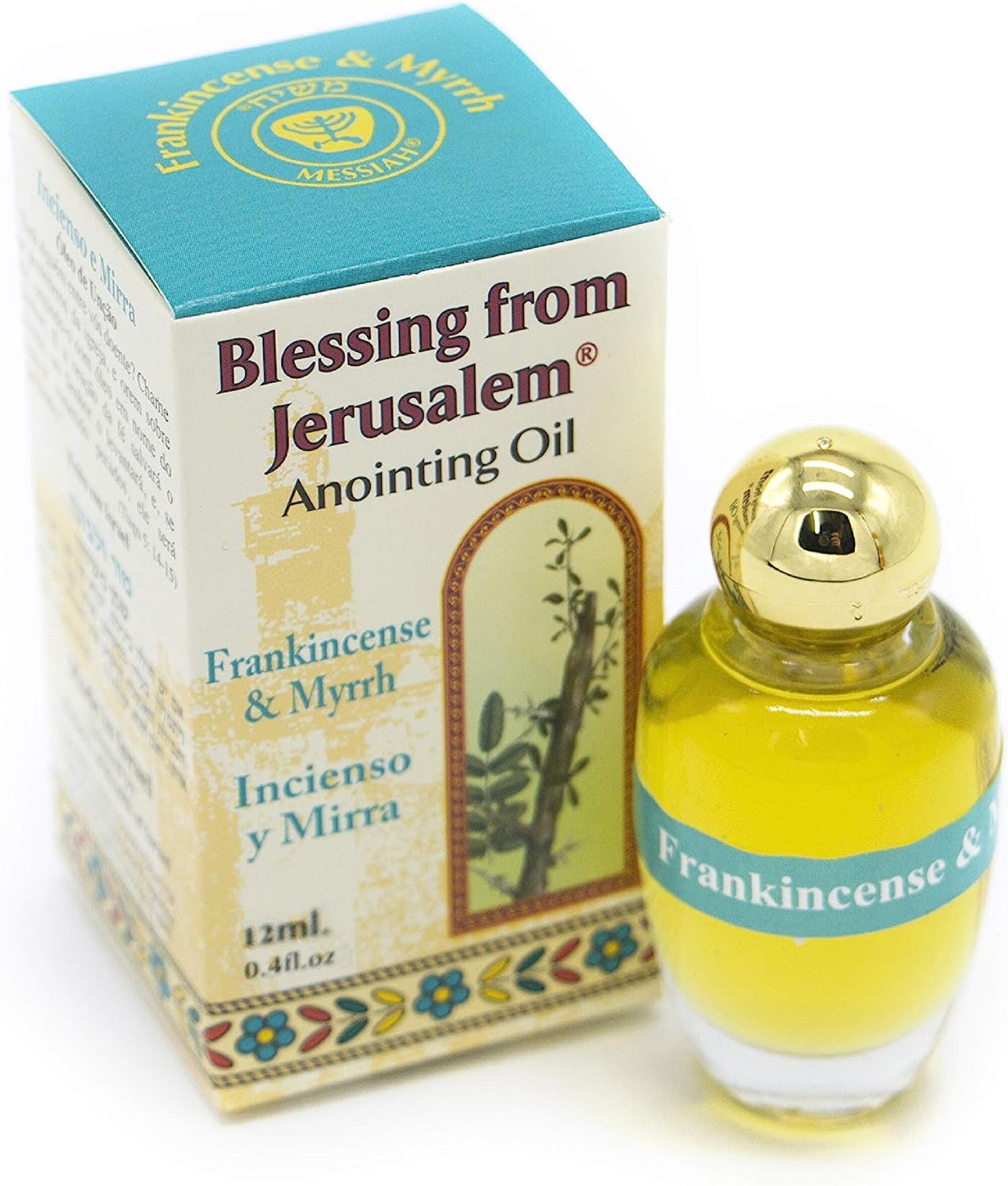 Frankincense and Myrrh Anointing Oil: Blessing From Jerusalem