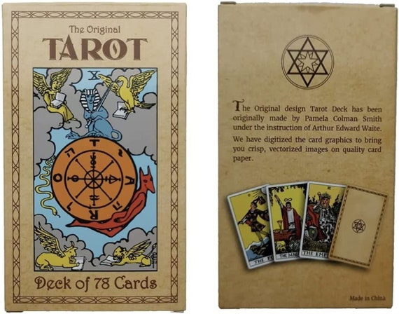 Buy Tarot Cards - 78Pcs/Set - Original Smith-Waite Rider Centennial Deck  with 100 Page Guide Book - Pamela Colman Beginner or Experienced Online at  desertcartINDIA