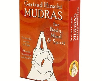 Mudras pour le corps, l'esprit et l'esprit, le cours pratique de Yoga avec 68 cartes de pratique, jeu de cartes Tarot Oracle