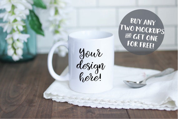 Farmhouse Styled Stock Photo Mug Mockup Mug Stock Photo