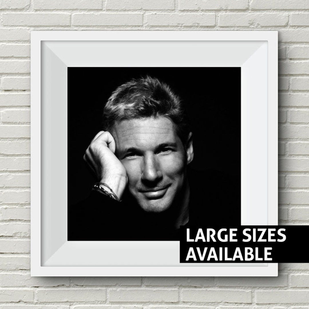 Richard Gere Pretty Woman Officer and a Gentleman Black and White Print ...