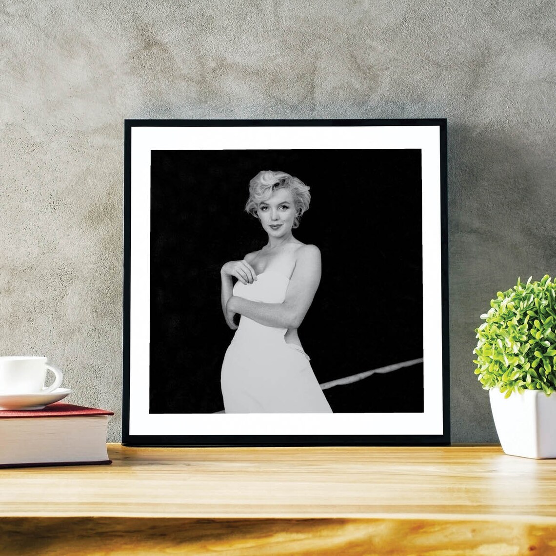 Famous Marilyn Monroe Print White Dress Marilyn Monroe Poster - Etsy