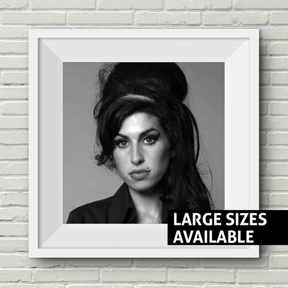 AMY WINEHOUSE CANVAS WALL ART PICTURE PRINT VARIETY OF SIZES FREE UK P/&P