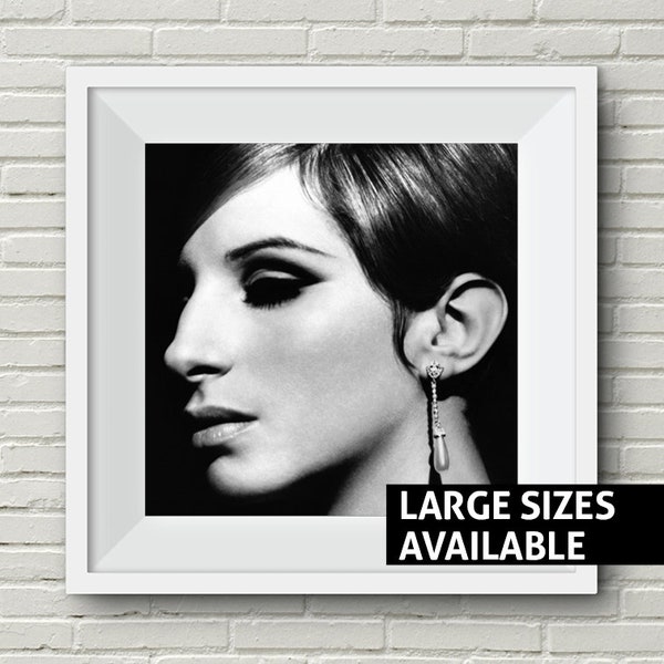 Barbra Streisand Print The Way we Where Memory Lyrics Black and White, Iconic Art Print, Wall Art, Art Print, Poster 1970s