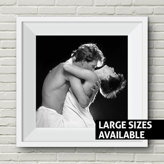 Free Shipping Ghost Movie Print Patrick Swayze Demi Moore Etsy