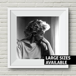 Marilyn Monroe Print, Marilyn Monroe Hotel Print Marilyn Monroe New York Black and White Art Iconic Art Print Nice Picture