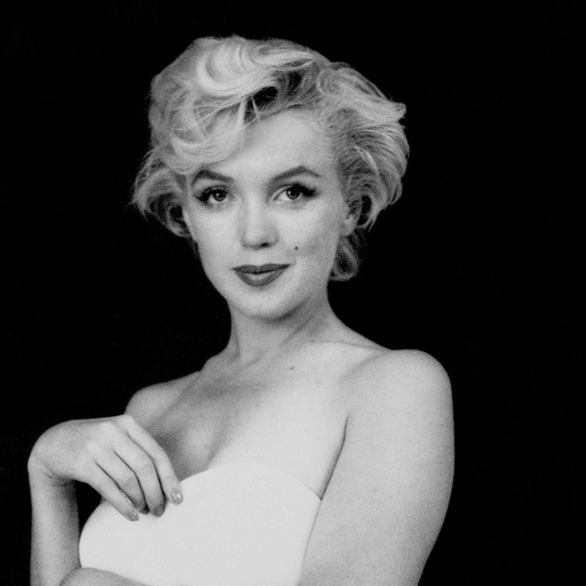 Famous Marilyn Monroe Print White Dress Marilyn Monroe Poster - Etsy