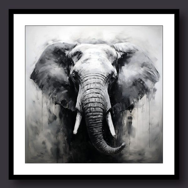 White Elephant Art Etsy