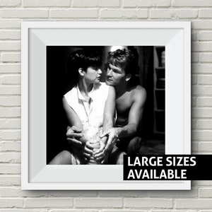 Movie Ghost Patrick Swayze Demi Moore Valentines Gift Gift for Girlfriend Wife Movie poster Living Room Art Kitchen Picture