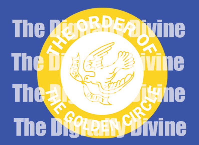 Order of the Golden Circle Emblem Golden Circle Digital | Etsy